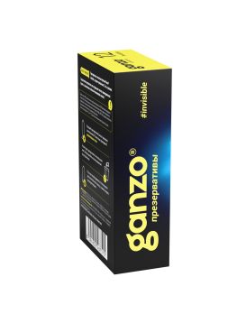 Супертонкие презервативы Ganzo Invisible - 12 шт.