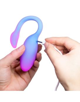 Голубой вибратор Flamingo Max