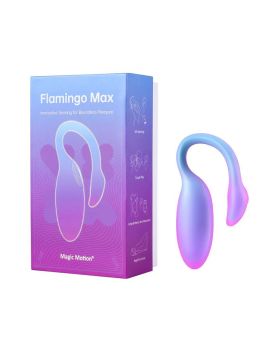 Голубой вибратор Flamingo Max