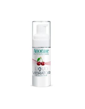 Жидкий вибратор со вкусом вишни Amoreane Cherry - 30 мл.