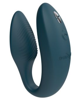 Зеленый вибратор для пар We-Vibe Sync 2 с пультом ДУ
