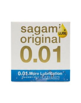 Увлажнённый презерватив Sagami Original 0.01 Extra Lub - 1 шт.