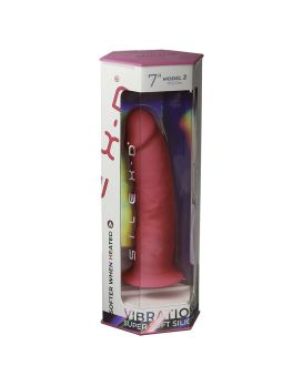 Розовый вибратор-реалистик SileXD Model 2 7  - 17.5 см.