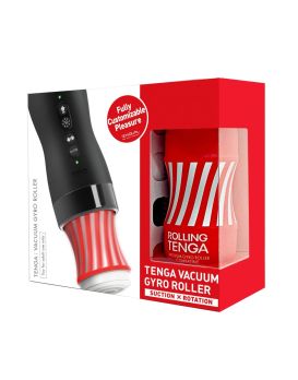 Набор Tenga Vacuum Gyro Roller 3s: мастурбатор и устройство для вращения и создания вакуума