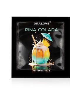Саше съедобной оральной смазки OraLove с ароматом пина колада - 3 гр.
