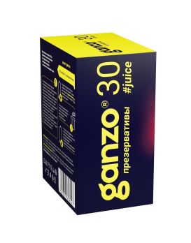Ароматизированные презервативы Ganzo Juice - 30 шт.