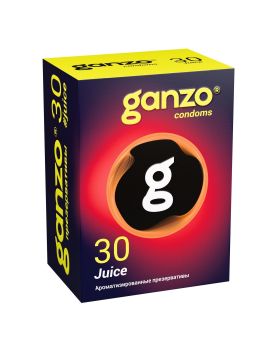 Ароматизированные презервативы Ganzo Juice - 30 шт.