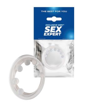 Эрекционное кольцо с мягкой стимулирующей насадкой
