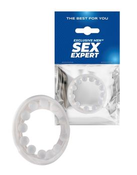 Эрекционное кольцо со стимулирующими шариками на поверхности