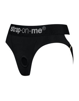 Черные трусики для насадок Heroine Lingerie Harness - size XL