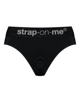 Черные трусики для насадок Heroine Lingerie Harness - size XL