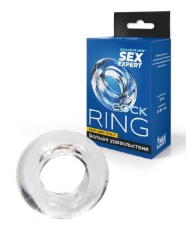 Прозрачное эрекционное кольцо-бублик