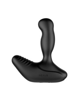 Черный вибромассажер простаты Nexus Revo Stealth с управлением через приложение