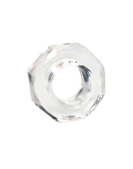 Прозрачное эрекционное кольцо в форме гайки