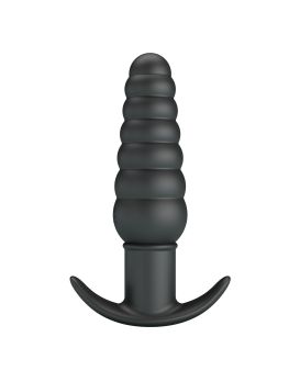 Черный анальный вибростимулятор Aeolis - 11 см.