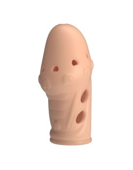 Телесная насадка на пенис Booker - 8 см.