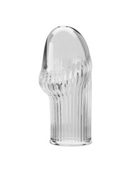 Прозрачная насадка на пенис Huel - 9 см.