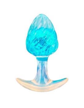 Голубоватая анальная пробка - 9 см.
