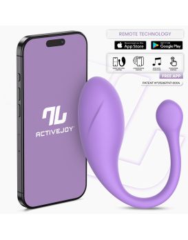 Сиреневое интерактивное виброяйцо Bulby