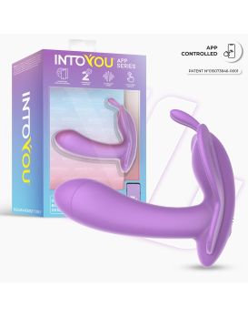 Сиреневый вибростимулятор Wingy для клитора и зоны G