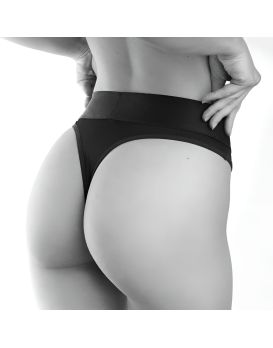 Черные трусики для ношения клиторального стимулятора Panty Lover - size XXL