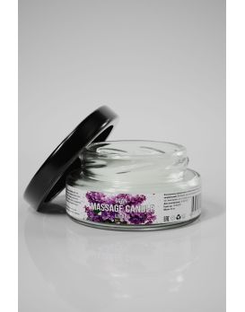 Массажная свеча «Сирень» - 50 мл.