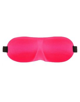 Розовая глухая маска на резинке