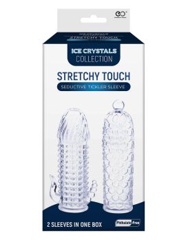 Набор из 2 прозрачных насадок на член Seductive Tickler Sleeves Set