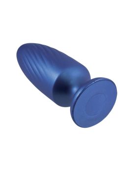 Синяя анальная пробка G Stuck Silicone Anal Plug - 13,5 см.