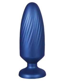 Синяя анальная пробка G Stuck Silicone Anal Plug - 13,5 см.