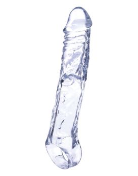 Прозрачная насадка-удлинитель Length Enhancer с подхватом - 22,3 см.