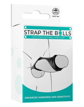 Черная насадка-стимулятор Strap The Balls
