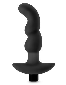 Черный вибромассажер простаты Prostate Massager 03 - 15,2 см.