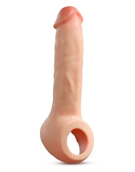Телесная насадка-удлинитель Thrive 8.75 Inch Realistic Penis Extender Sleeve - 22,2 см.