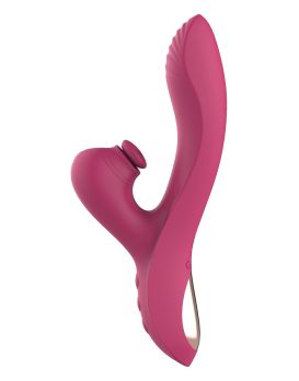 Розовый вибратор-кролик Dual G-Spot Vibe - 22,5 см.