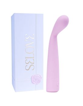 Розовый изогнутый вибратор Selove TouchBend SE100 - 17,5 см.