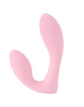 Розовый вибратор Selove DuoFlex
