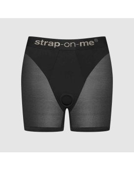 Трусики-шорты для фиксации насадок Strap-on-me Harness Lingerie Halo - size M