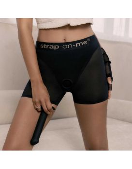 Трусики-шорты для фиксации насадок Strap-on-me Harness Lingerie Halo - size XL