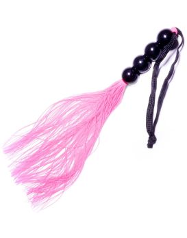 Розовая силиконовая плеть - 35,5 см.