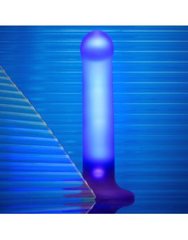 Светящийся фаллоимитатор Strap-on-me Glow-Led Dildo - size M