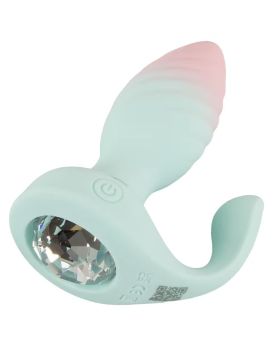 Анальная пробка JUVELA RC Butt Plug с пультом ДУ - 11,5 см.