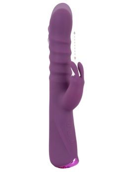 Фиолетовый вибратор-кролик 2 Function Rabbit Vibrator - 23,7 см.