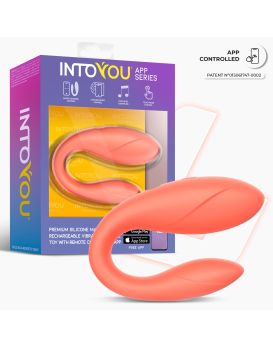 Коралловый интерактивный вибромассажёр для пар Couple Toy Salmon