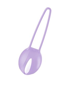 Сиреневый вагинальный шарик Smartballs Uno с петлей