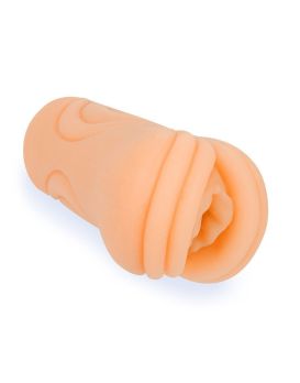 Телесный мастурбатор-вагина с рельефом на поверхности