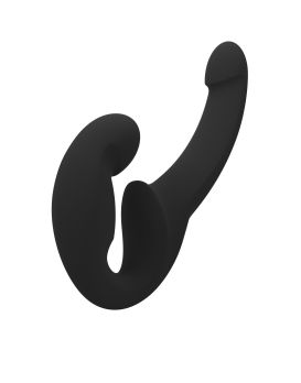 Черный безремневой страпон Share Lite