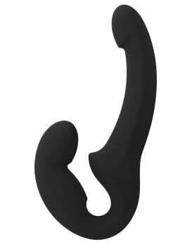 Черный безремневой страпон Share Lite