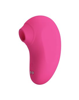 Розовый вакуумный клиторальный массажер Arila