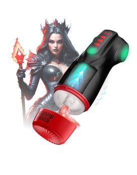 Интерактивный мастурбатор Raven с вакуумом, вибрацией и подсветкой